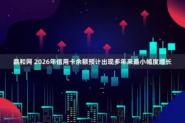 鼎和网 2026年信用卡余额预计出现多年来最小幅度增长